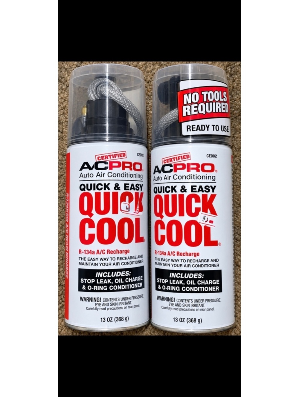 AC PRO Air Conditioning Aerosol Power Clean and Flush, Biodegradable - 13 Oz 2ct